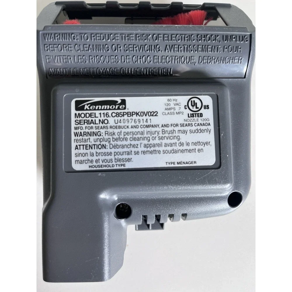 Kenmore Progressive 116.C85PBPK0V022 Power Mate Jr. vacuum Attachment Tool